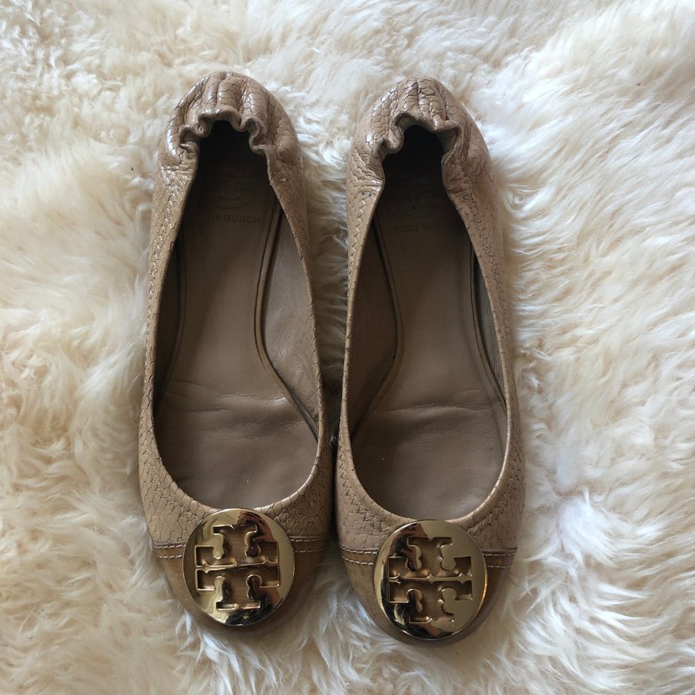 Tory Burch Reva Two Tone Flat